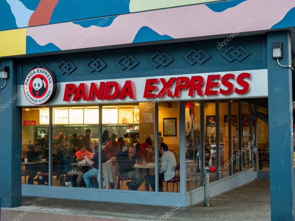 San Francisco, CA NOVEMBER 17, 2018: Panda Express Asian fast food location on street