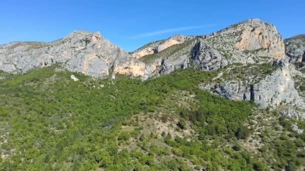 Gorge du Verdon Canyon, Provence-Cote dazur, Provence, Fransa — Stok video