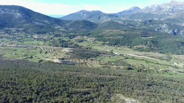 Φαράγγι του Βερντόν, Provence-Cote dazur, Provence, Γαλλία — Αρχείο Βίντεο