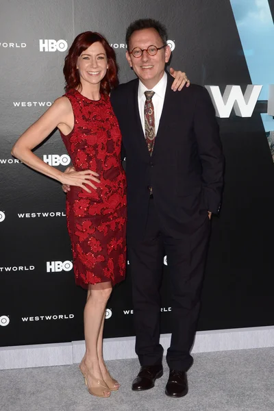 Michael Emerson, Carrie Preston — Foto de Stock