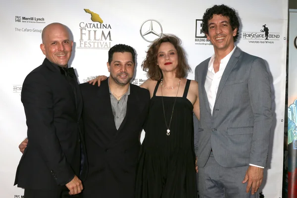 Fiona Dourif, Mark Bemesderfer, Ron Truppa — Foto Stock