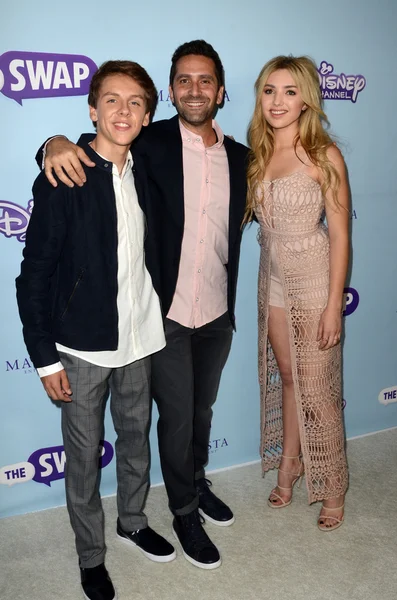 Bertrand de Jacob, Jay Karas, Peyton List — Fotografia de Stock