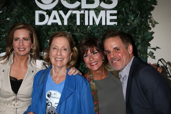 Martha Byrne, Elizabeth Hubbard, Colleen Zenk, Christian Leblanc — Stok fotoğraf