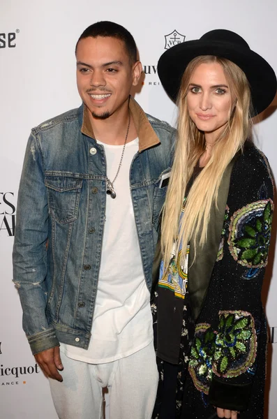 Evan Ross, Ashlee Simpson — Zdjęcie stockowe