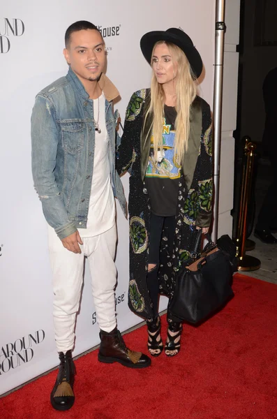 Evan Ross, Ashlee Simpson — Foto Stock