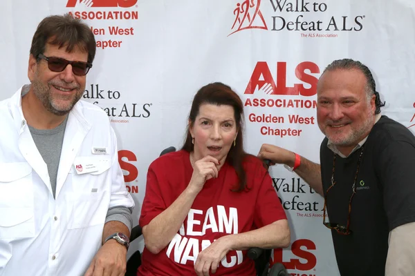 Fred Fisher, Nanci Ryder, ALS Drug Exec — Stock Photo, Image