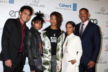 Trey Smith, Willow Smith, Jaden Smith, Jada Pinkett Smith, Will Smith 