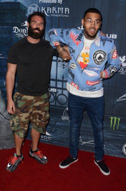 Dan Bilzerian, Chris Brown