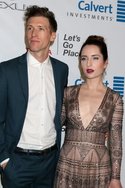 Daryl wein, zoe lister-jones — Stock fotografie