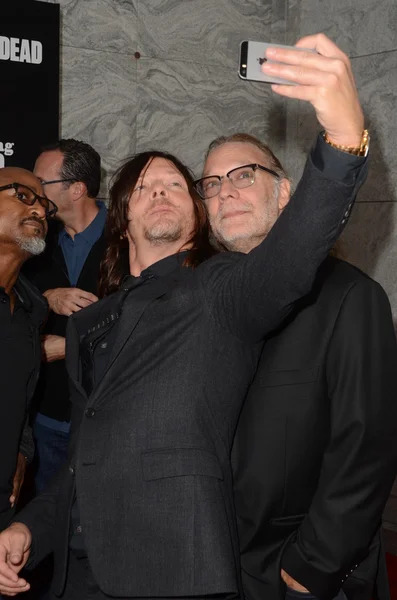 Norman Reedus, Grzegorz Nicotero — Zdjęcie stockowe