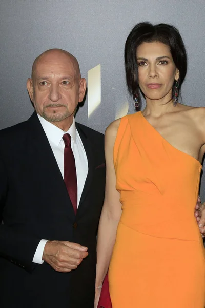 Sir Ben Kingsley, Daniela Lavender — Stock Photo, Image