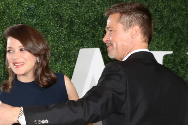 Marion Cotillard, Brad Pitt — Stok Foto