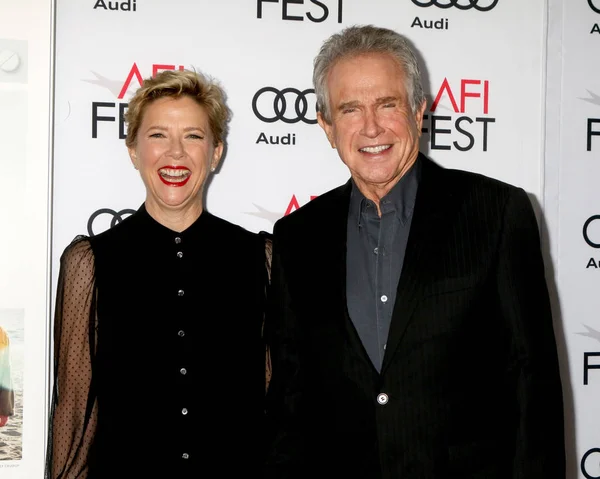 Annette Beningová, warren beatty — Stock fotografie