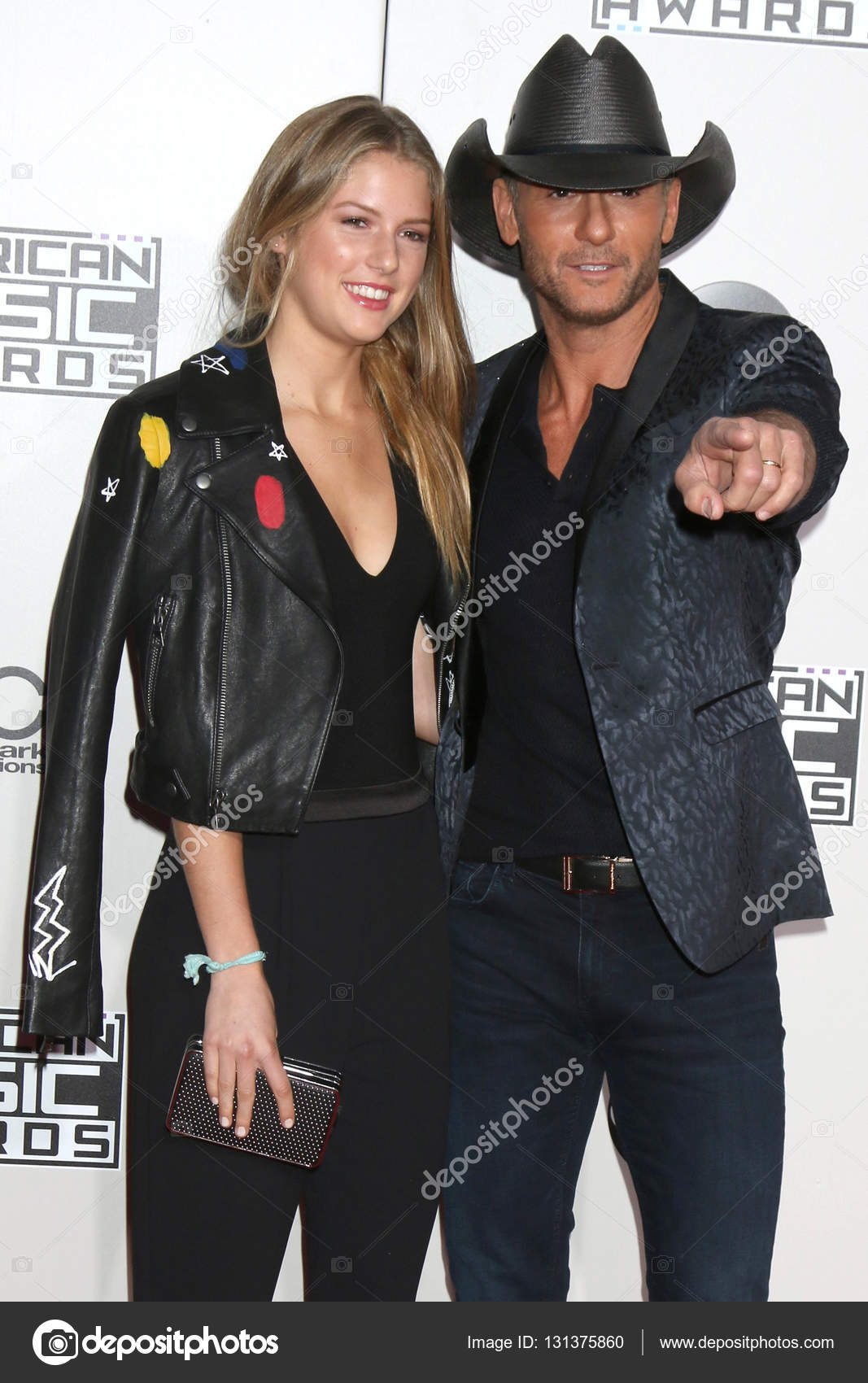Maggie Elizabeth McGraw, Tim McGraw Stock Editorial Photo © Jean