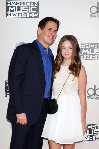 Mark Cuban, Alexis Sofia Cuban — Stock Photo, Image