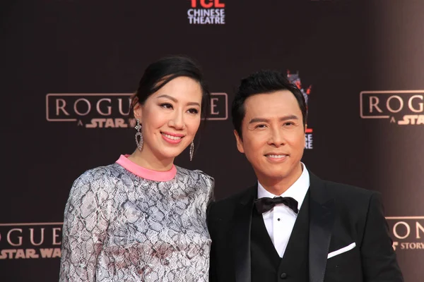 Cissy Wang ja Donnie Yen. — kuvapankkivalokuva