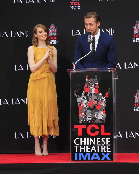 Ryan Gosling, Emma Stone — Stock Photo, Image