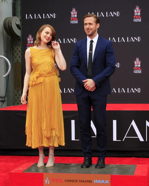 Ryan Gosling, Emma Stone — Fotografia de Stock