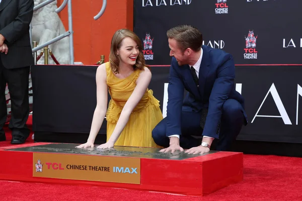 Ryan Gosling, Emma Stone — Zdjęcie stockowe