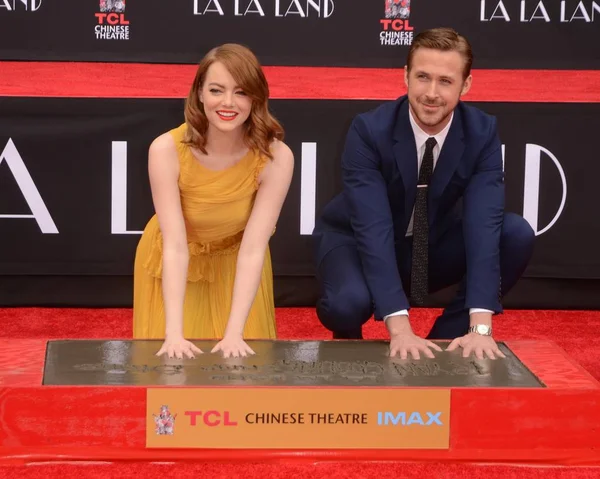 Ryan Gosling, Emma Stone — Fotografia de Stock