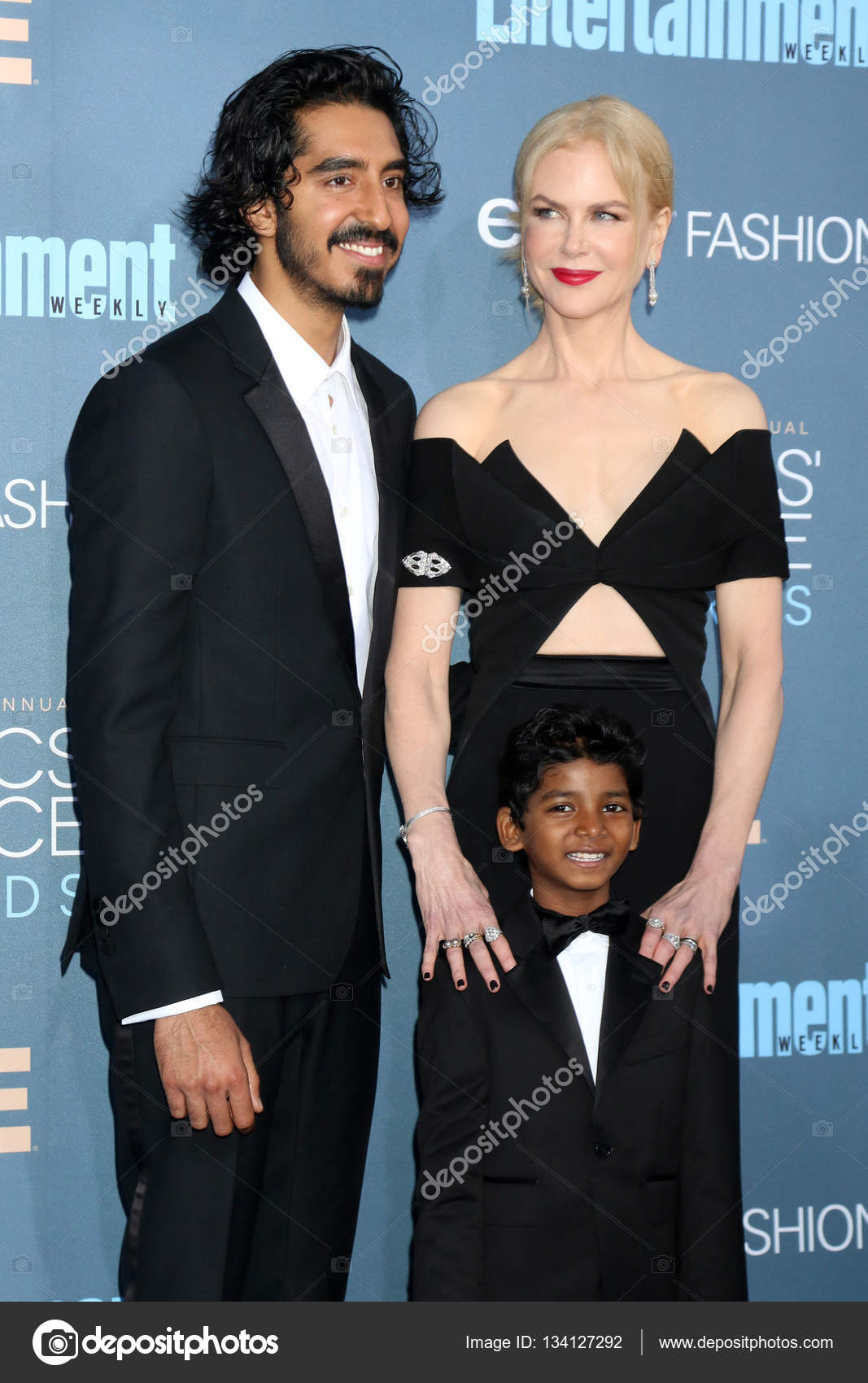 Dev Patel Sunny Pawar Nicole Kidman Stock Editorial Photo C Jean Nelson