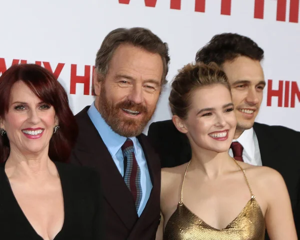 Megan Mullally, Bryan Cranston, Zoey Deutch, James Franco — Stockfoto