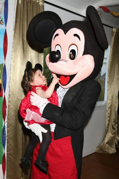 Amelie Bailey, Mickey Mouse charakter — Stock fotografie