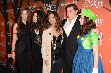 Christina Schwarzenegger, Katherine Schwarzenegger, Maria Shriver, Christopher Schwarzenegger, Lauren Miller  clipart