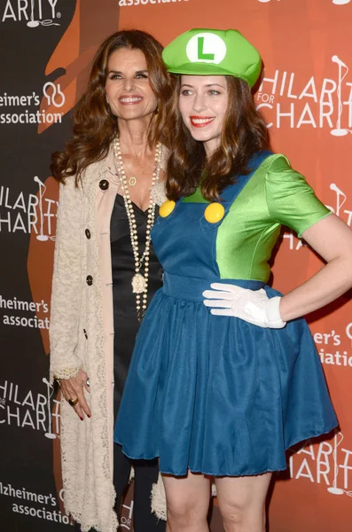 Maria Shriver, Lauren Miller — Foto de Stock