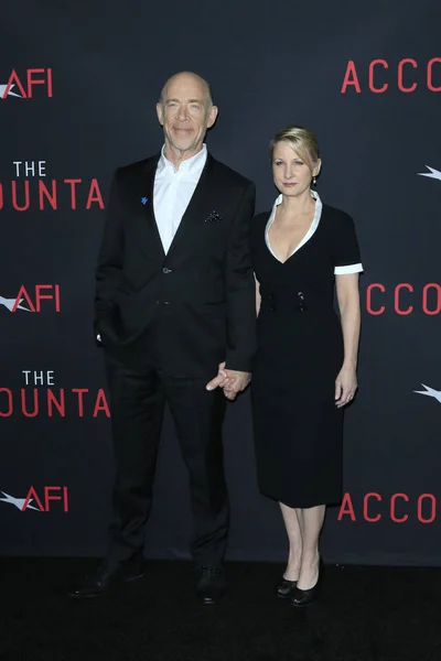 J K Simmons, Wife — Stock Photo, Image