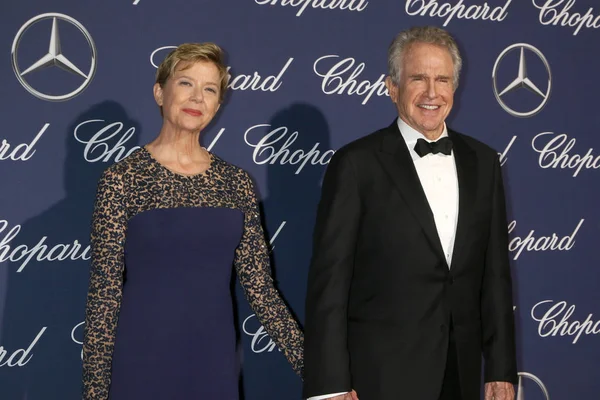 Annette Beningová, warren beatty — Stock fotografie