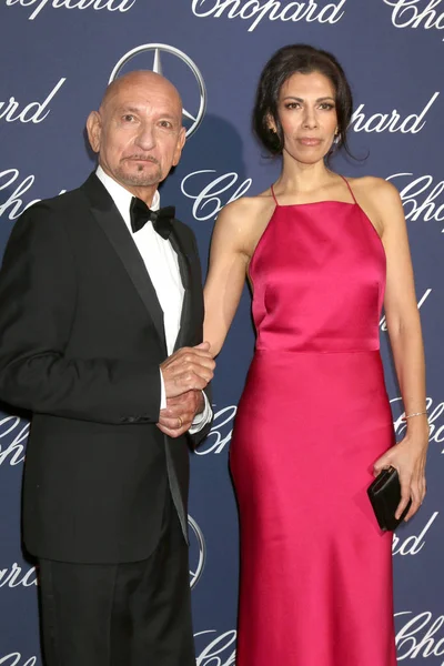 Sir ben kingsley, daniela lawendy — Zdjęcie stockowe