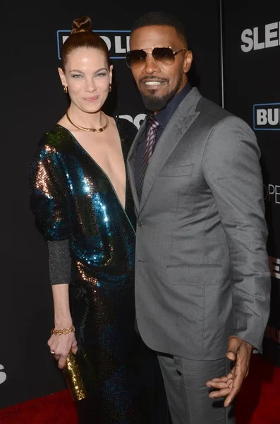 Michelle Monaghan, Jamie Foxx — Foto de Stock