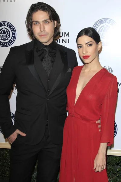 Logan Huffman, Lisa Origliasso — Stock Photo, Image