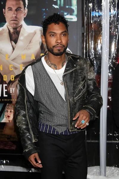 Miguel at the "Live By Night" Premiere — Stock Photo, Image