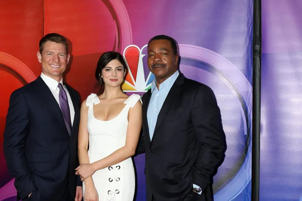 Philip Winchester, Monica Barbarao, Carl Weathers — Stock Photo, Image