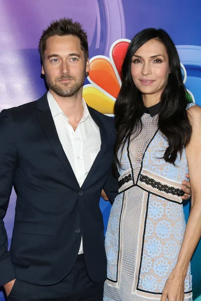 Ryan Eggold, Famke Janssen — Stock Photo, Image