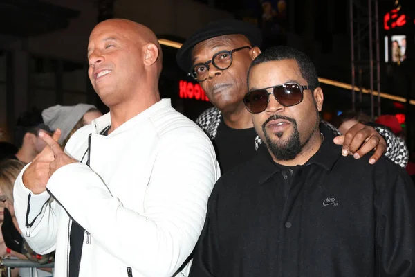 Vin Diesel, Samuel L Jackson, Ice Cube — Stok fotoğraf