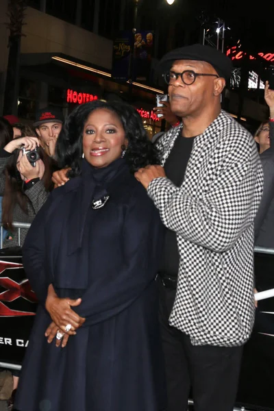 LaTanya Richardson, Samuel L. Jackson — Stock Photo, Image