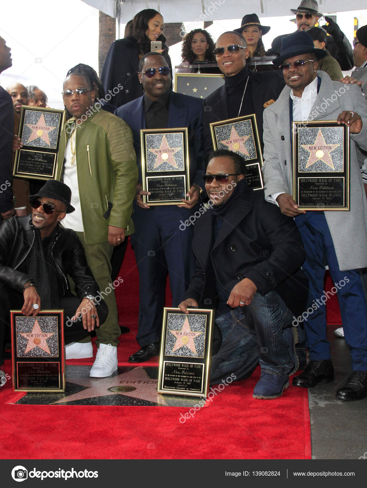 Ricky Bell Michael Bivins Bobby Brown Ronnie Devoe Johnny Gill Ralph Tresvant New Edition Stock Editorial Photo C Jean Nelson