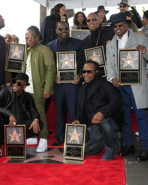 Ricky Bell, Michael Bivins, Bobby Brown, Ronnie Devoe, Johnny Gill, Ralph Tresvant, yeni baskı — Stok fotoğraf