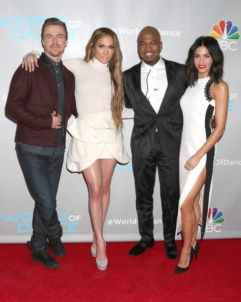 Derek Hough, Jennifer Lopez, Ne-Yo, Jenna Dewan Tatum — Stok fotoğraf