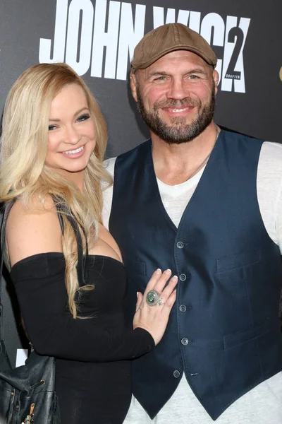 Mindy Robinson, Randy Couture — Stock Photo, Image