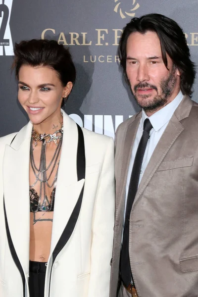 Ruby Rose, Keanu Reeves — Stockfoto