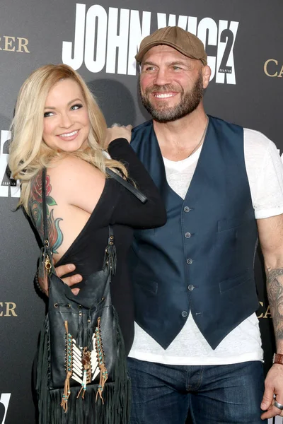 Mindy Robinson, Randy Couture — Stockfoto