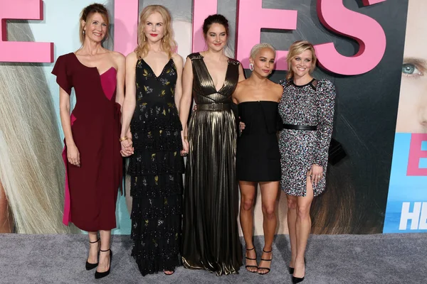 Laura Dern, Nicole Kidman, Shailene Woodley, Zoe Kravitz, Reese Witherspoon — Stockfoto