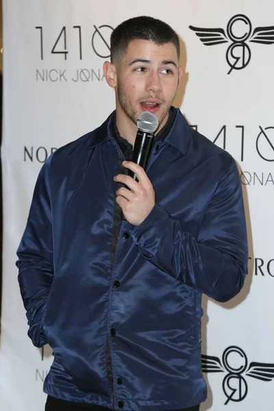 Singer Nick Jonas — Stock Photo, Image
