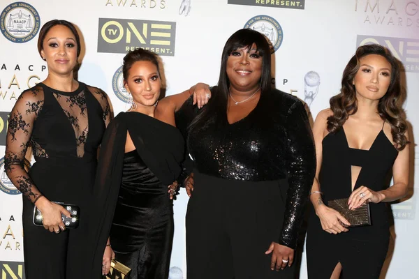 Tamara Mowry-Housley, Adrienne Bailon Houghton, Loni kärlek, Jeannie Mai — Stockfoto