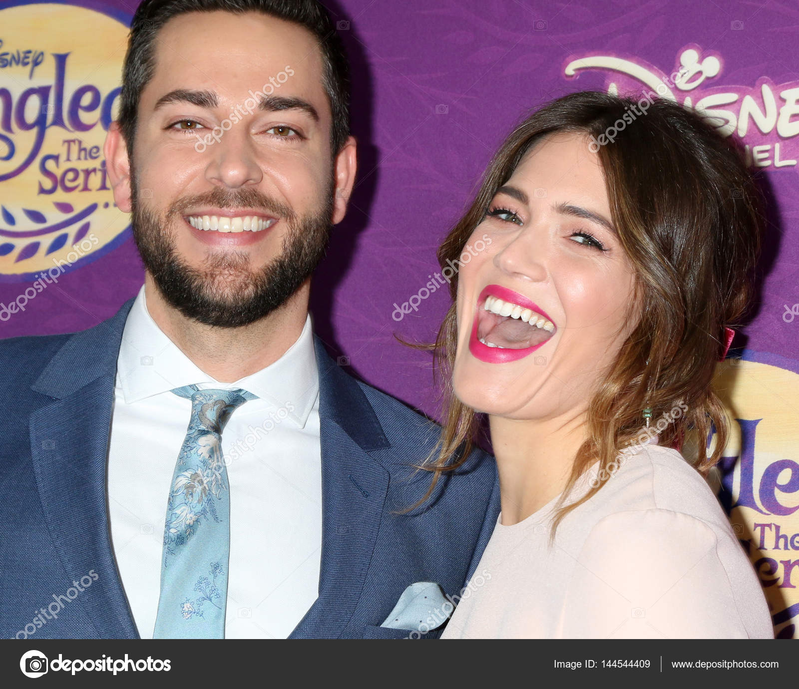 Zachary Levi Mandy Moore Stock Editorial Photo C Jean Nelson 144544409