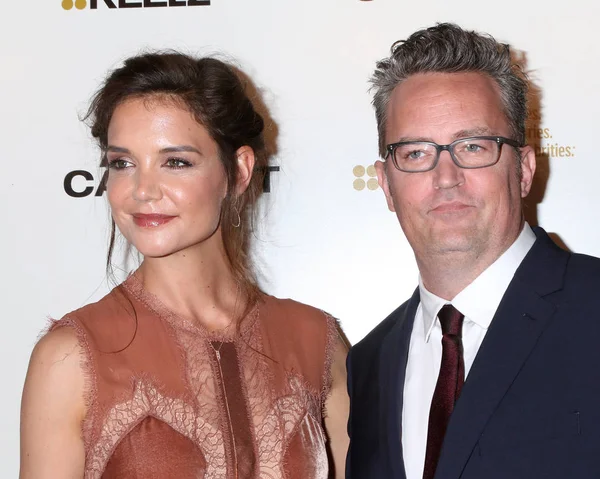 Katie Holmes, Matthew Perry — Foto Stock